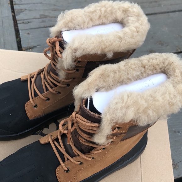 Ugg Dark Chestnut K Baxter New Boots - Picture 3 of 5